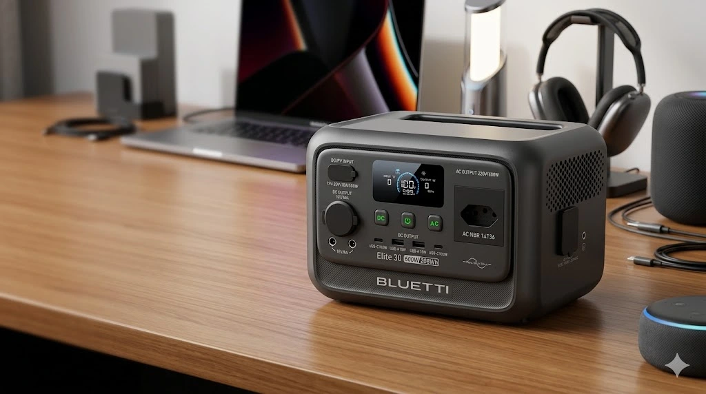 Review Completo: Estação de Energia Bluetti Elite 30 V2 600W Vale a Pena?