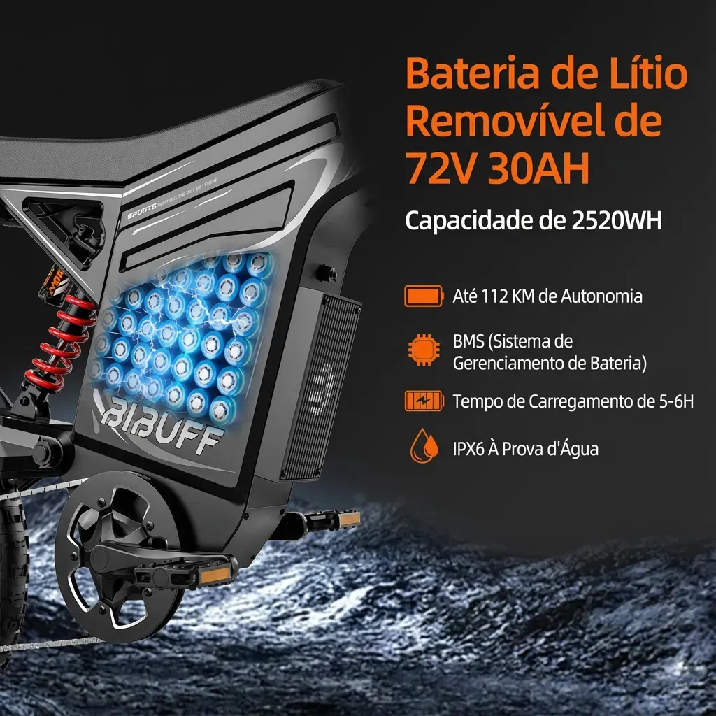 Moto Elétrica Off-road Gt600 - Potência De 7500w Pico 80km/h