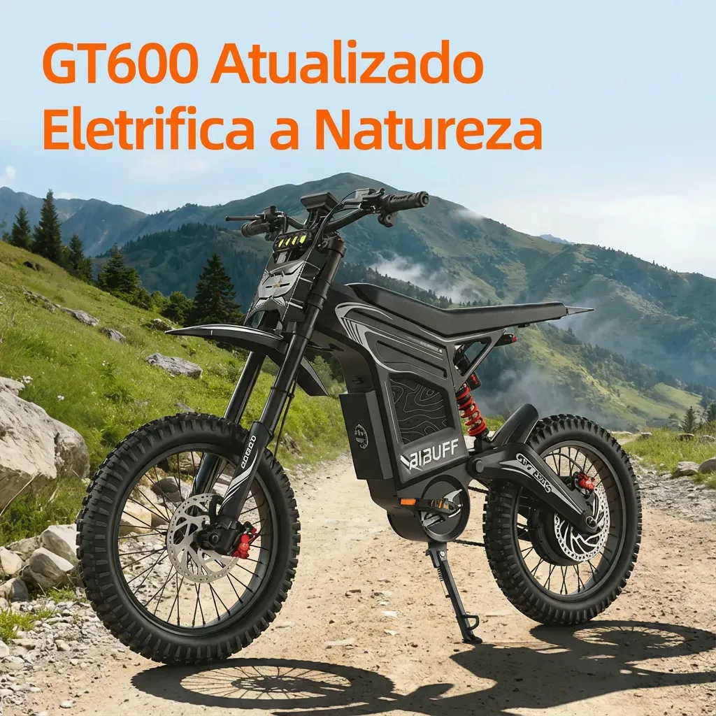 Moto Elétrica Off-road Gt600 - Potência De 7500w Pico 80km/h