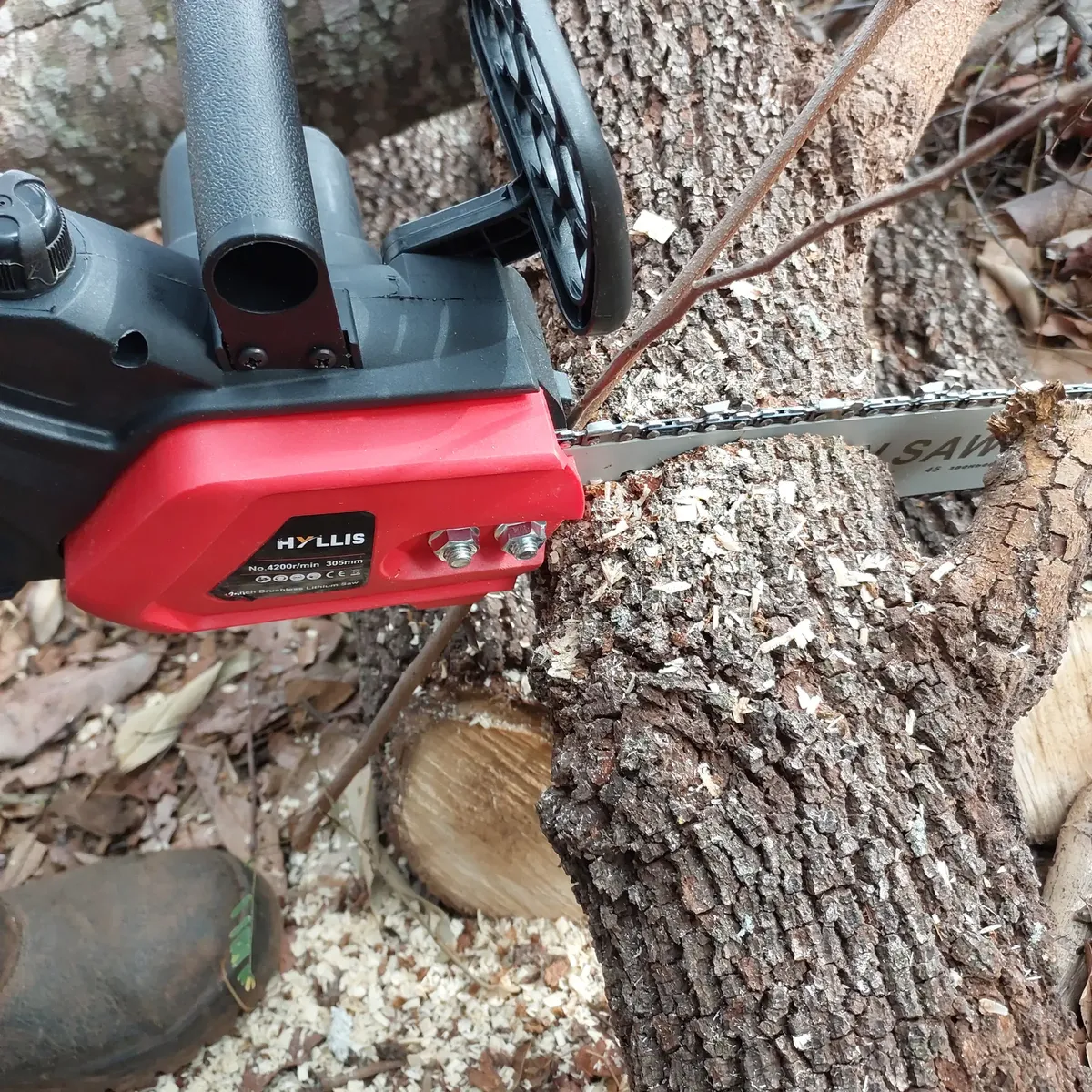 Moto Serra Elétrica 12 Polegadas 2 Baterias 48v Portátil