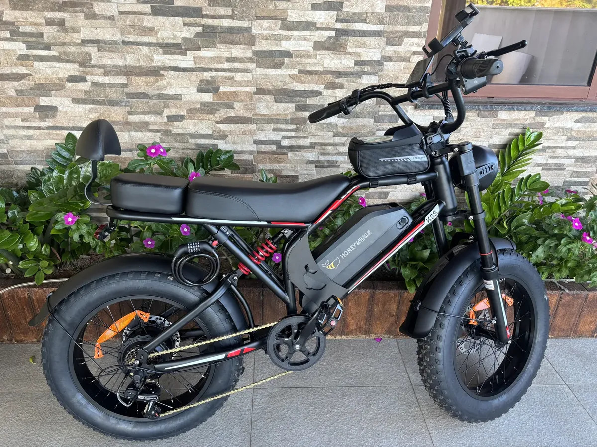 Honeywhale K6S Bicicleta Elétrica Adulto, 1080w-65km-55km/h-150KG-15,6AH